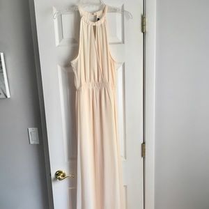 NWOT Forever 21 Cream White Maxi Dress/  Gown